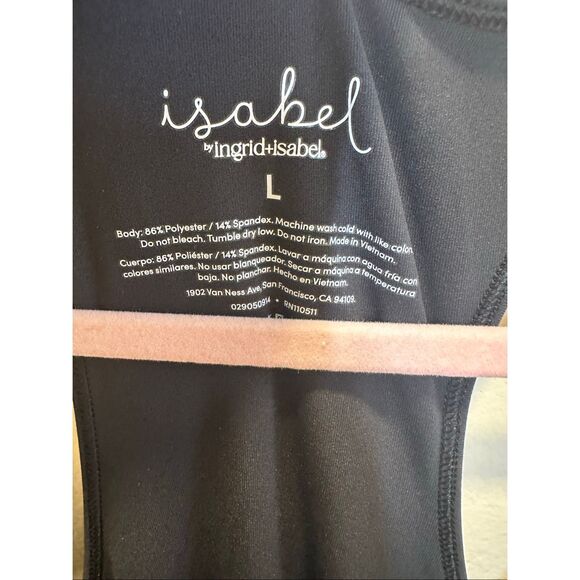 Isabel Maternity Black Pull on Athletic Dress With Shorts Size Large - Picture 6 of 10